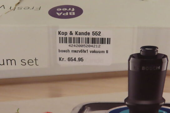 To go flaske + opbevaringsbøtte BOSCH