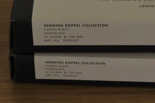 4 stk. Tallerkener GEOG JENSEN 