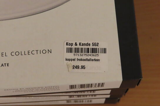 4 stk. Froksottallerkener GEORG JENSEN