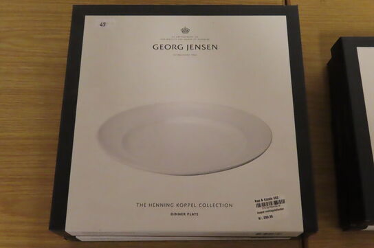 4 stk. Tallerkener GEOG JENSEN 