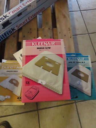 Diverse støvsugeposer 