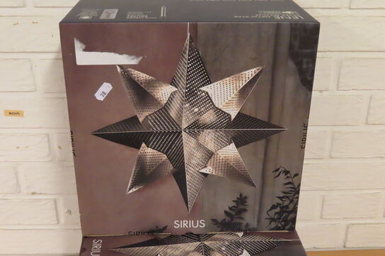 2 stk. Julestjerner SIRIUS 