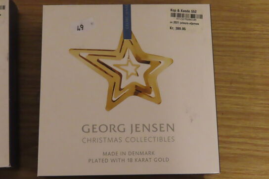 4 stk. Julestjerner GEROG JENSEN