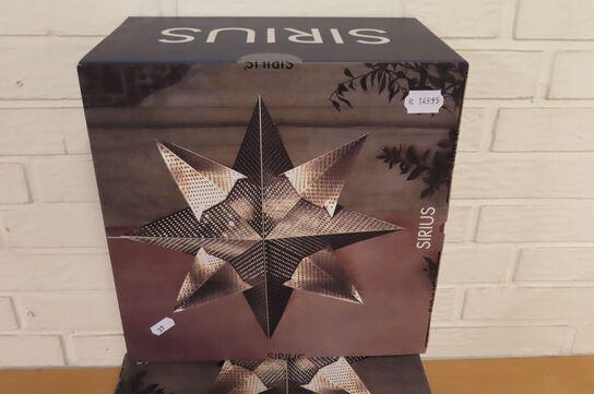 2 stk. Julestjerner SIRIUS 