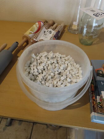 Diverse dekorationssten