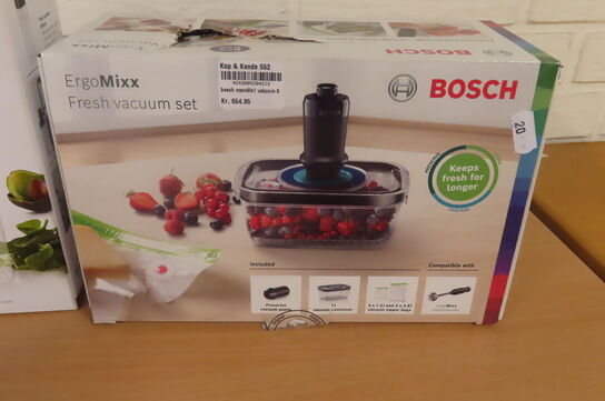 To go flaske + opbevaringsbøtte BOSCH