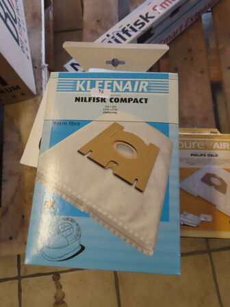 Diverse støvsugeposer 