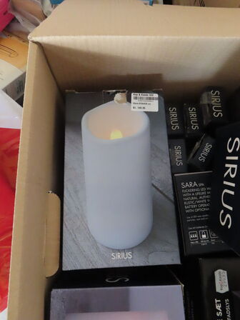 Kasse med diverse lys SIRIUS 