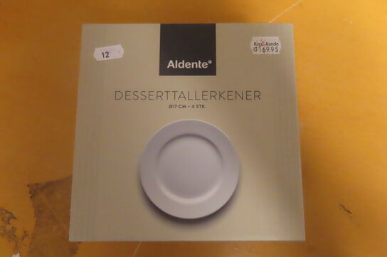 8 stk. Deserttallerkener ALDENTE 