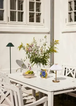 Halo design hygge opladelig portable gulvlampe deep green(ubrugt)