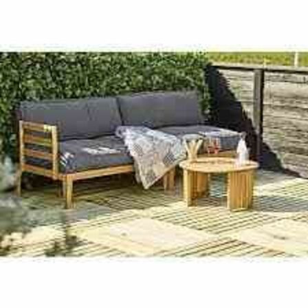 London loungebord - akacietæ Ø: 70 cm 