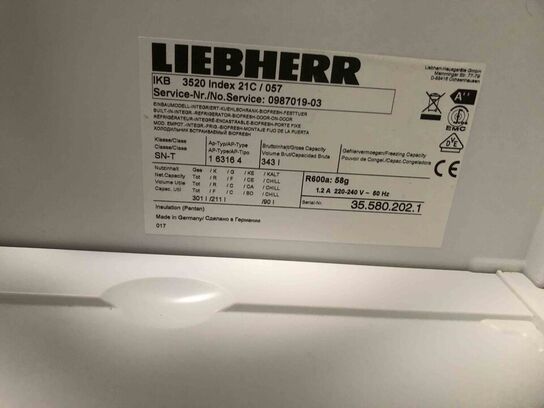 Liebherr IKB 3520 Comfort Integrerbart køleskab 