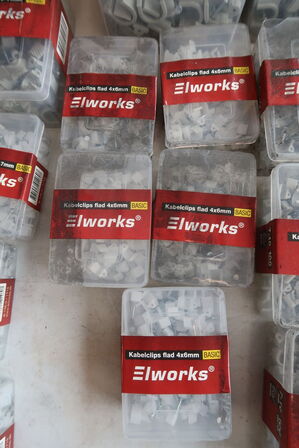 2500 stk. kabel clips
