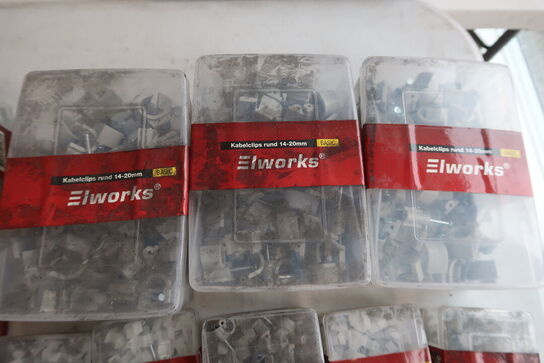 2500 stk. kabel clips