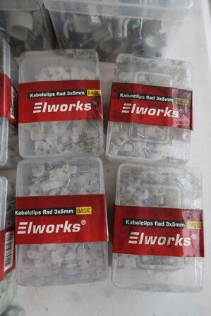 2500 stk. kabel clips