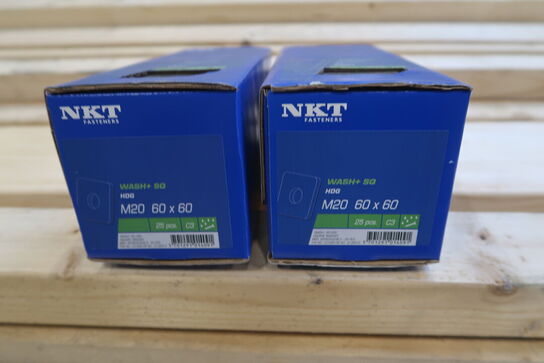 50 stk. skiver M20 60x60 mm