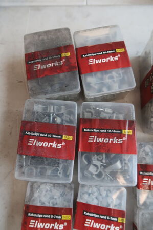 2500 stk. kabel clips