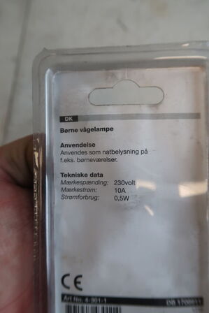 5 stk. børne vågelamper