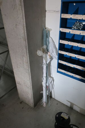 Ledninger samt sorteringsreoler