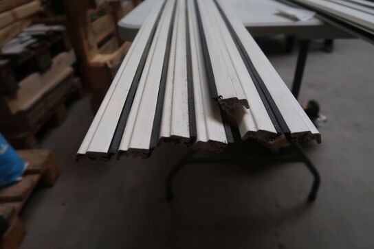 7 stk. Primo glaslister, hvid