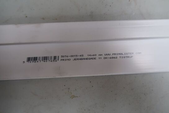 8 stk. fodpanel, hvid