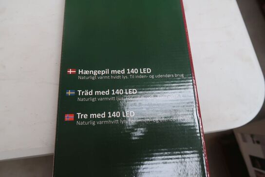 4 stk. hængepil med lys