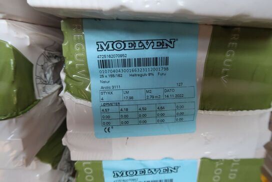 38,57 m2  trægulv massiv fyr