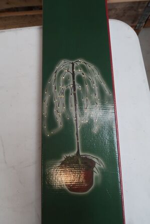 4 stk. hængepil med lys