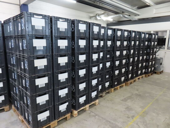 240 stk. Lagertransportkasser B&O