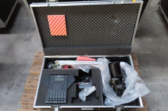 Flightcase med trackpod controller MARTIN mv.