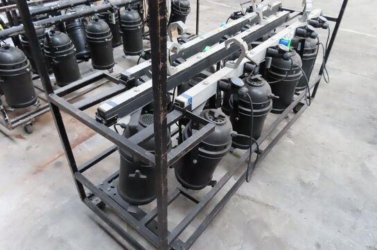 Stativ med 16 lamper