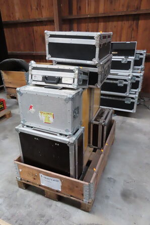 Diverse flightcases mv.