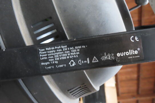 Stativ med 16 lamper