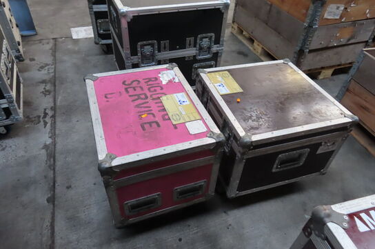 2 stk flightcase uden indhold