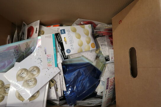 Kasse med div. Balloner