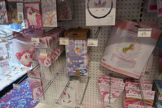 Div. Festtilbehør DISNEY, MY LITTLE PONY m.fl.