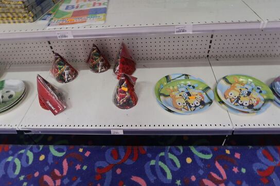 Div. Festtilbehør, BLUE, STITCH m.fl.