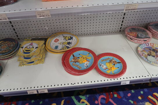 Div. Festtilbehør HARRY POTTER, MINIONS m.fl.