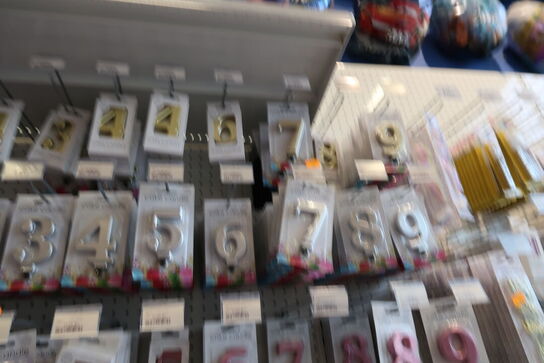 Div. Lys til kager med tal