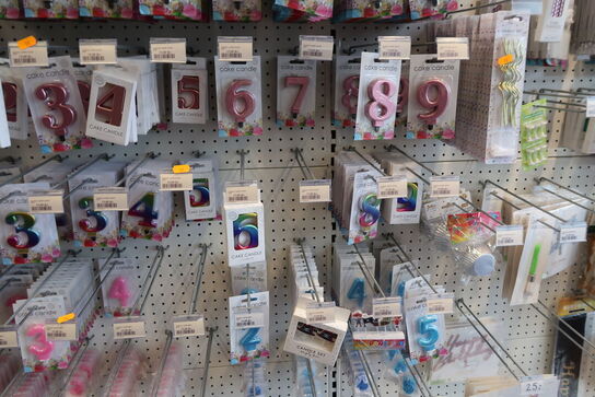 Div. Lys til kager med tal