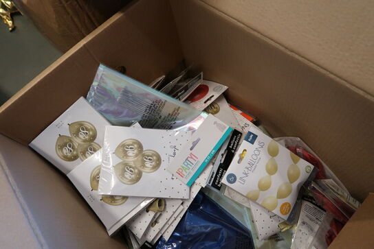 Kasse med div. Balloner