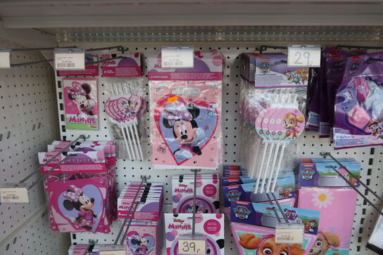 Div. Festtilbehør DISNEY, PAW PATROL m.fl.