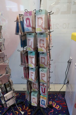 Div. Balloner med bogstaver