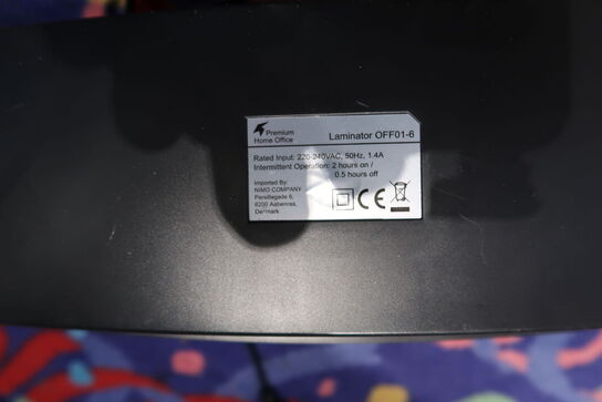 Lamineringsmaskine PREMIUM HOME OFFICE OFF01-6