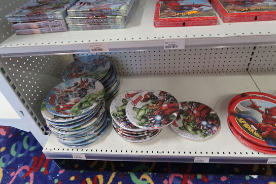 Div. Festtilbehør AVENGERS, SPIDER-MAN, BATMAN m.fl.