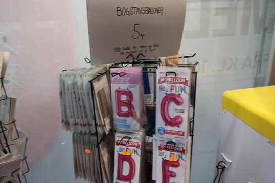 Div. Balloner med bogstaver