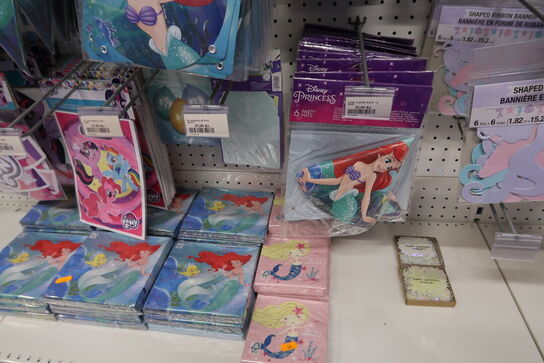 Div. Festtilbehør DISNEY, MY LITTLE PONY m.fl.