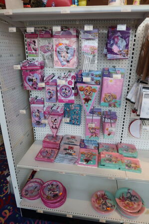 Div. Festtilbehør DISNEY, PAW PATROL m.fl.