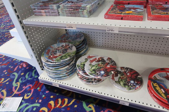 Div. Festtilbehør AVENGERS, SPIDER-MAN, BATMAN m.fl.
