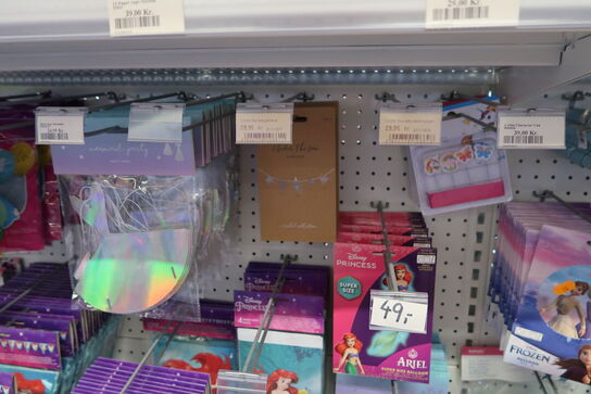 Div. Festtilbehør DISNEY, MY LITTLE PONY m.fl.